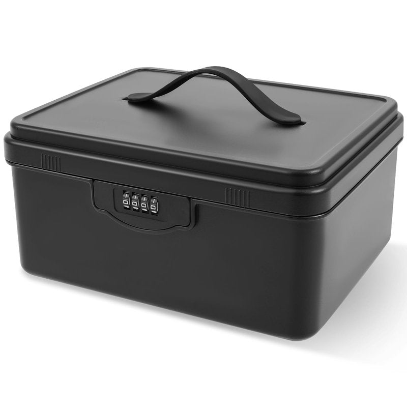 Lockable Medicine Storage Box with Code Lock - Secure Refrigerator Container