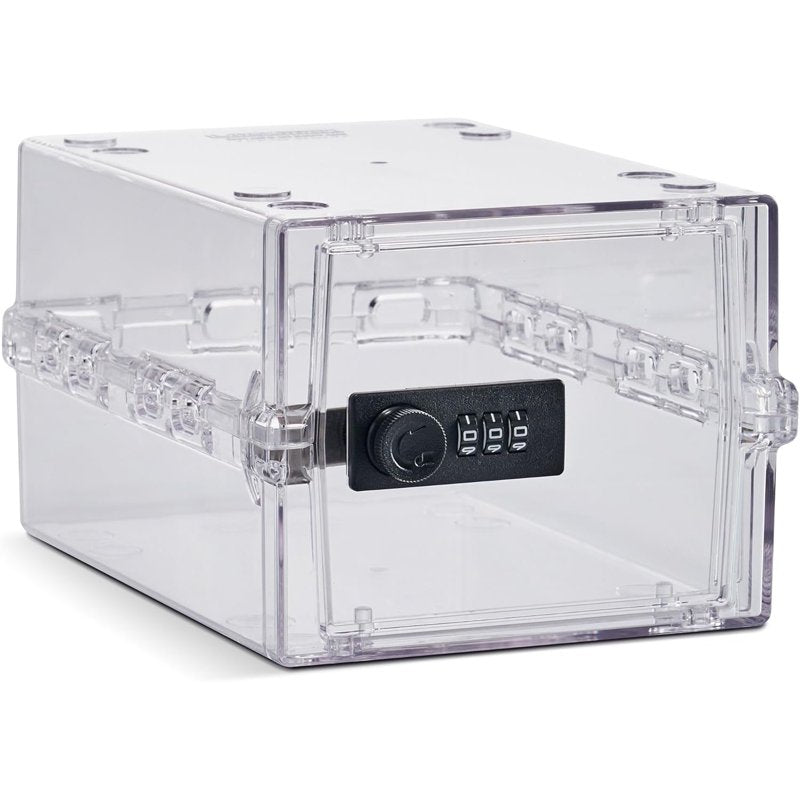 Lockabox Mini Lockable Food & Medicine Storage Box - Compact BPA Safe Locking Container