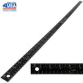 36-Inch Aluminum Ruler with Hang Hole - Measuring, Craft & Sewing Tool