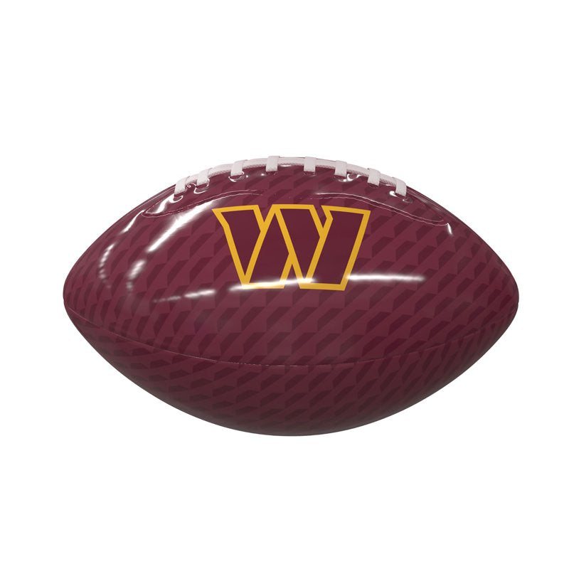 Washington Commanders Rubber Mini Football - Glossy Team Logo Ball