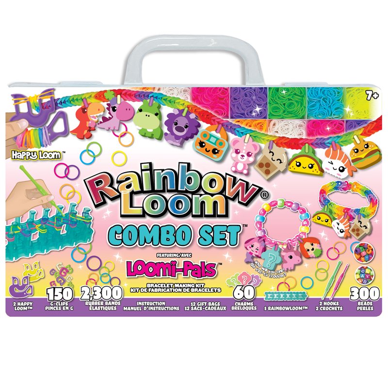 Friendship Bracelet Craft Kit with 2,300 Bands & Charms for Kids