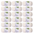 Bulk Solid Yarn Pack for Knitting and Crochet - 18 Skeins of Acrylic Yarn