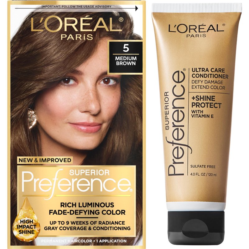 Permanent Hair Color Kit - Fade-Defying Natural Blonde & More Shades