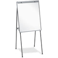 Lorell Adjustable Dry Erase Easel with Magnetic Surface, 28x34, Black