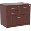 Lorell Essentials 4-Drawer Lateral File Cabinet with Lock & Laminate Finish