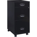 Metal File Cabinet with 3 Drawers and Lock, Mobile Office Storage