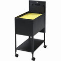 Lockable Mobile File Cabinet for Office & Home Storage - Black