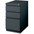 Mobile Pedestal File Cabinet with Lock and Casters, Charcoal Finish