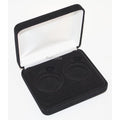 Set of 5 Black Felt Coin Display Gift Boxes for US Half Dollars