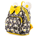 Kids Mini Backpack - Minnie Mouse Daisies, Vegan Leather, Adjustable Straps
