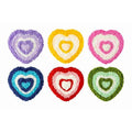 Love Punch Needle Coasters Kit with 6 Patterns for DIY Home Decor