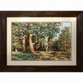 Cross-Stitch Kit with Oak Tree Landscape - 18-Count Aida Fabric, Floss & Needle