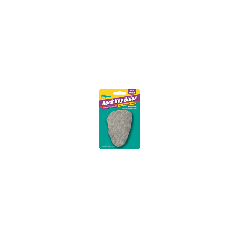 Large Slot Rock Key Box - Weather-Resistant Garden Safe with Secure Cover