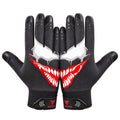 Youth Football Receiver Gloves with Sticky Grip for Catching & Training