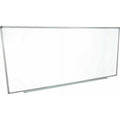Luxor Magnetic Wall-Mounted Dry Erase Board 96x40 Inches Silver Aluminum Frame