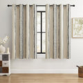 Luxury Boho Blackout Curtains - Thermal Insulated Window Drapes for Privacy & Energy Saving