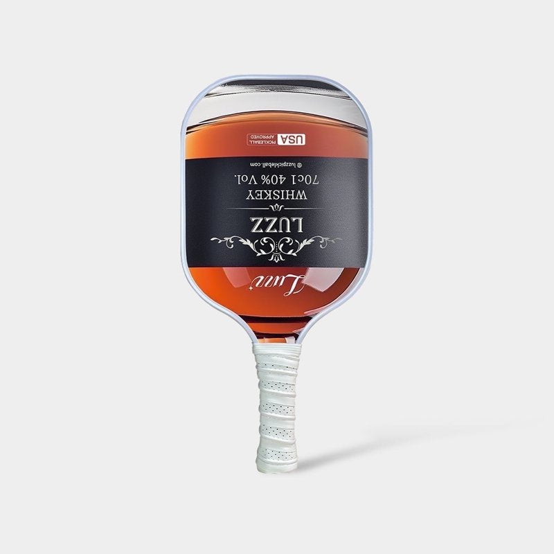 Luzz 16mm Carbon Fiber Pickleball Paddle – Sandblasted 3K T700 USAPA Approved Whiskey Variation