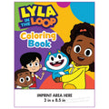 Lyla in the Loop Coloring Book Set - Personalized Kids Activity Gift (25 Copies, 8.5x11)