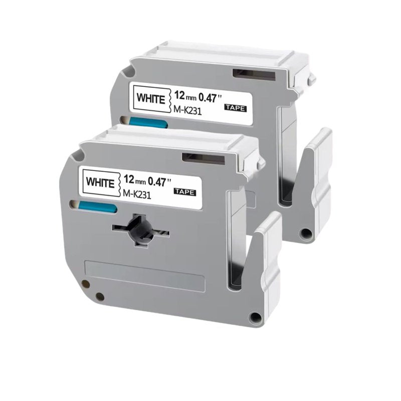 Label Tape Replacement for Brother P Touch 12mm - Durable Water-Resistant Rolls