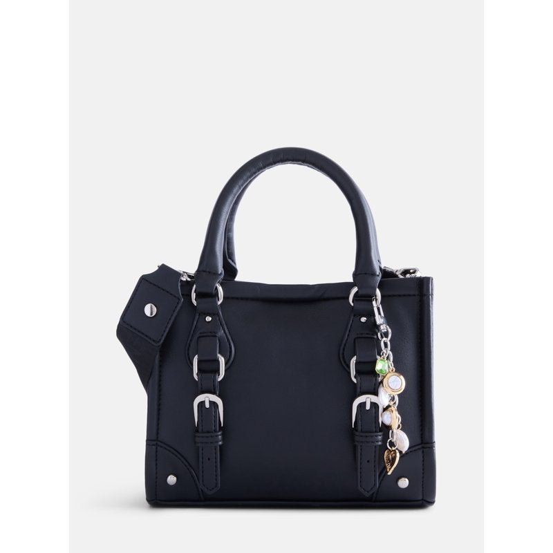 Mini Tote Handbag for Women - Black, Compact & Versatile
