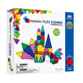 Magna-Tiles 46-Piece Magnetic Construction Set for Kids, Building & Learning
