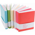 Mini Pocket Notebooks Set - 6 Bright Colors, 100 Pages, Cute Smiley Cover