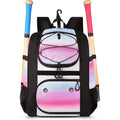 Lightweight Baseball Backpack with Shoe Compartment & Fence Hook for Girls
