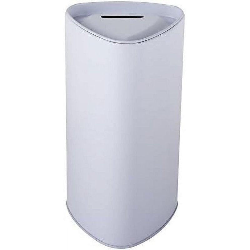 Triangle Tin Donation Box - Coin & Tip Collection Container - Pack of 10