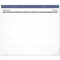 Undated 15-Month Desk Pad Calendar with Perforated Pages and Poly Corners - 21.75 x 17 Inches