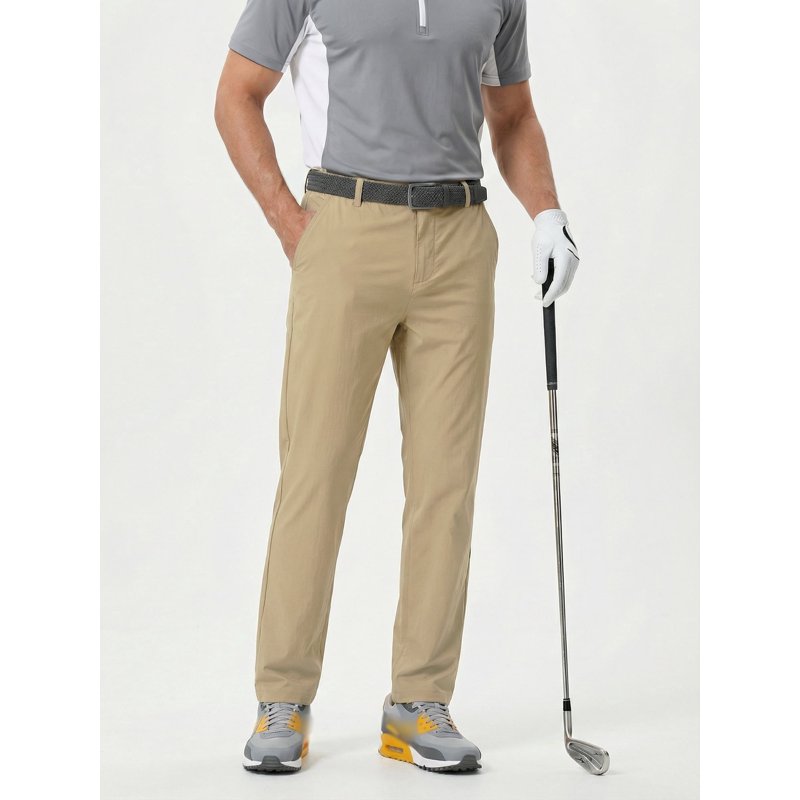Men's Lightweight Golf Pants with Quick Dry & 4-Way Stretch – Casual Athletic Trousers