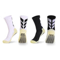 MENDENG Grip Socks Soccer/Football Non-Slip Set: Black & White (Variation: BlackWhite-Set01)