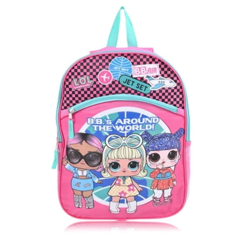 Girls 16-Inch Pink L.O.L. Surprise Backpack for School