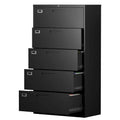 5 Drawer Lockable Metal File Cabinet for Home Office & Business