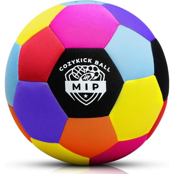 MIP Soft Indoor Soccer Ball – Size 4 with Cushioned Foam Core for Safe Indoor Play