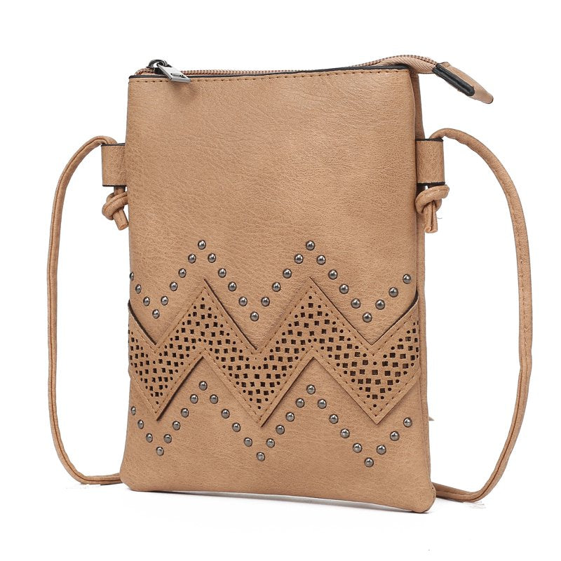 Crossbody Bag for Women Vegan Leather Small Purse Phone Wallet Organizer