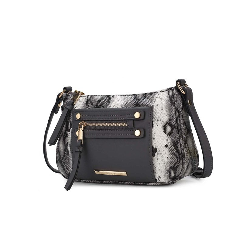 Vegan Leather Crossbody Bag for Women with Multiple Pockets - Slim & Stylish