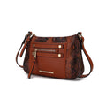 Vegan Leather Crossbody Bag for Women - Slim Stylish Shoulder Bag