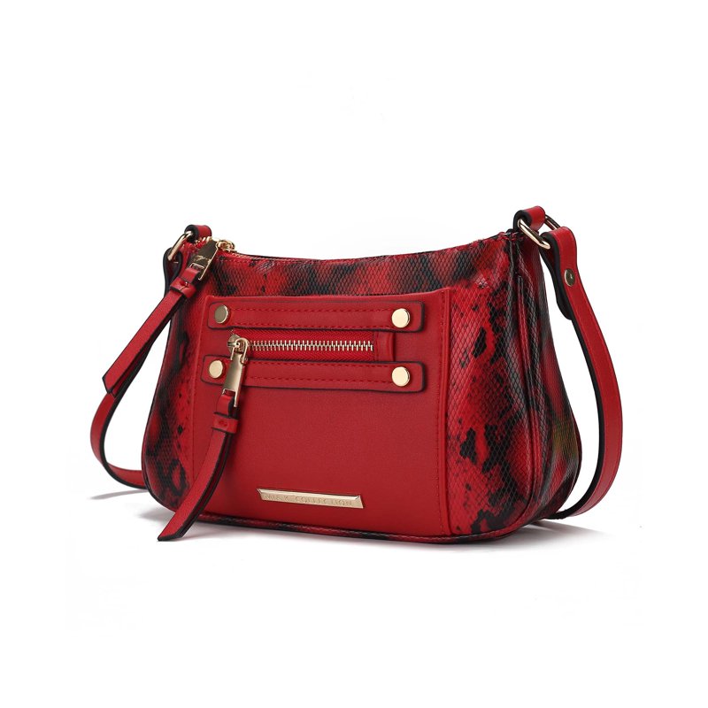Vegan Leather Crossbody Bag for Women - Stylish Compact Shoulder Bag
