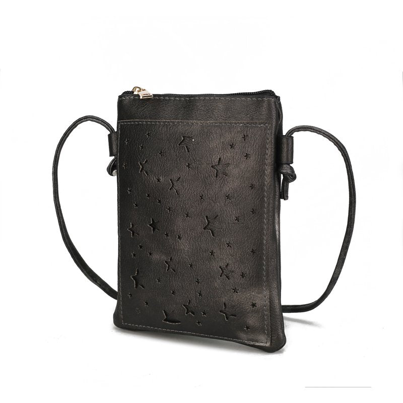 Crossbody Bag for Women Vegan Leather Compact Shoulder Purse Stylish