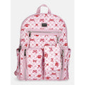 Women's Double Pocket Dome Backpack - Multi-Color Nylon Travel & School Bag