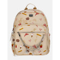 Women's Dome Backpack with Charm Chain Accent - Multiple Colors
