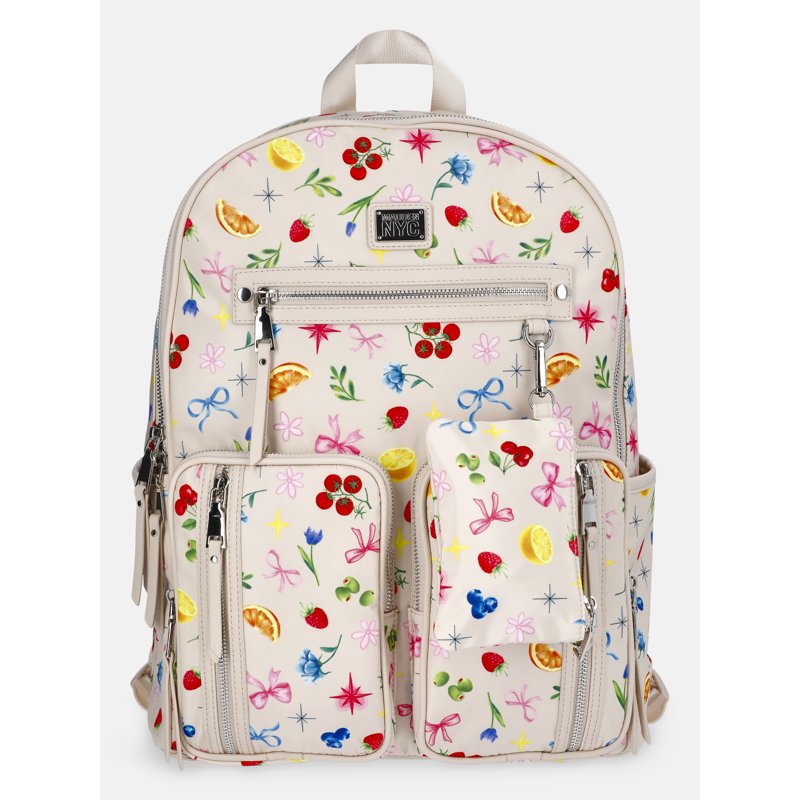 Women's Double Pocket Dome Backpack for Women - Multiple Colors