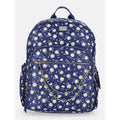 Women's Dome Backpack with Chain Accent - Stylish School & Travel Bag