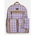 Women's Double Pocket Dome Backpack with Detachable Pouch - Multi Color