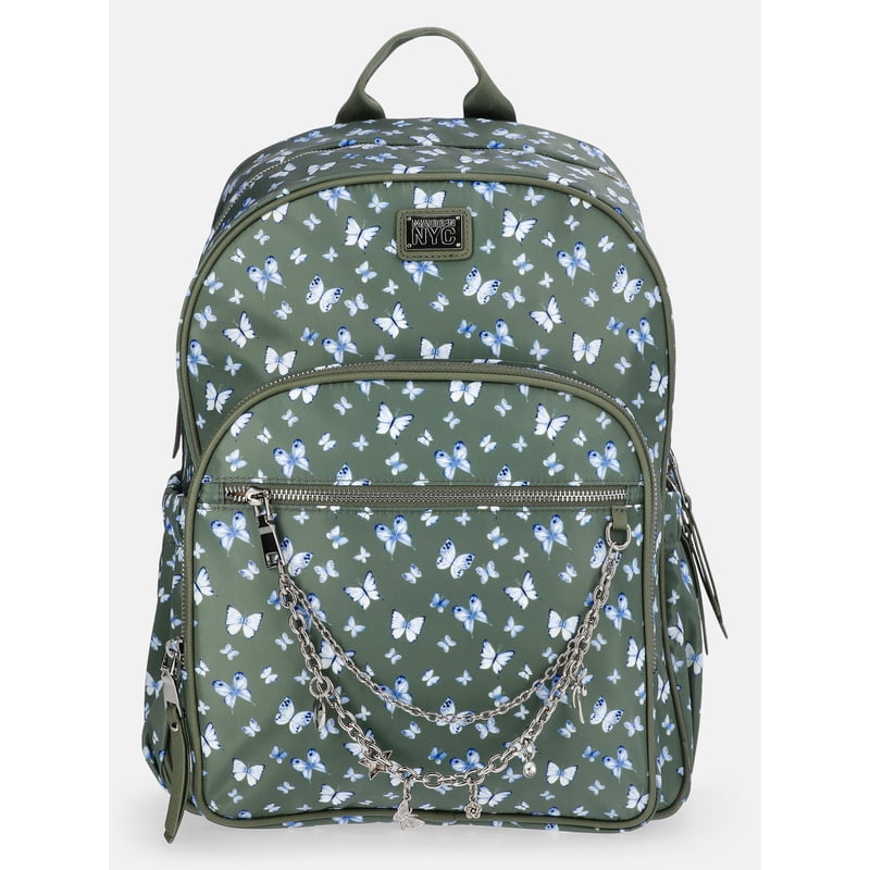 Women's Dome Backpack with Chain & Multiple Pockets - Madden NYC