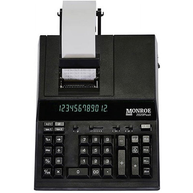 Medium Duty Printing Calculator with 12-Digit Display and M33X Ribbon Cartridge