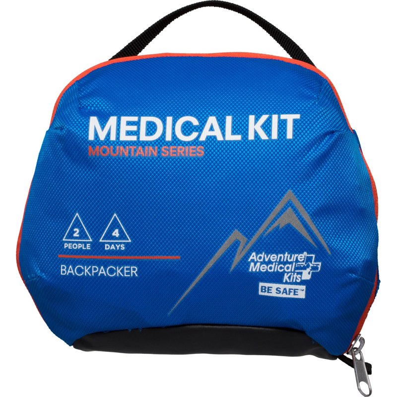 Adventure Medical Mountain Series Backpacker First Aid Kit - 56 Pieces for Hiking and Camping