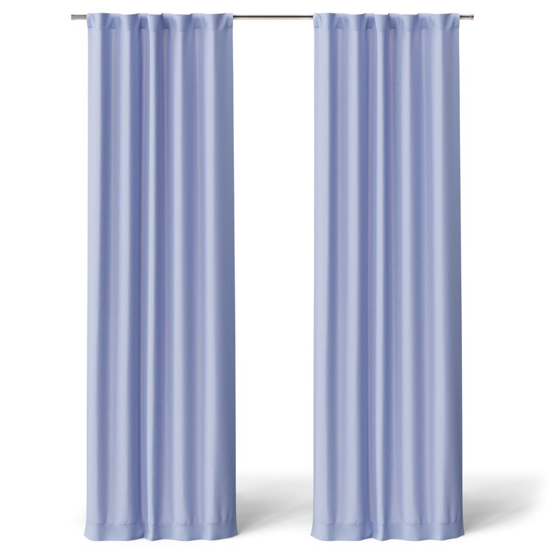 Kids Blackout Curtain Panels Set - Light Purple, Room Darkening, 2 Panels