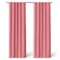Kids Blackout Curtain Panel Pair - Room Darkening, Rod Pocket & Tabs, 30x84 inches