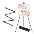 Adjustable Art Easel Stand with Clips & Carry Bag - Portable Folding Display Stand for Painting & Signs